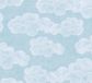 A.S. Création Wolken Behang Kinderkamer Blauw Wit Vliesbehang 10,05 m x 0,53 m