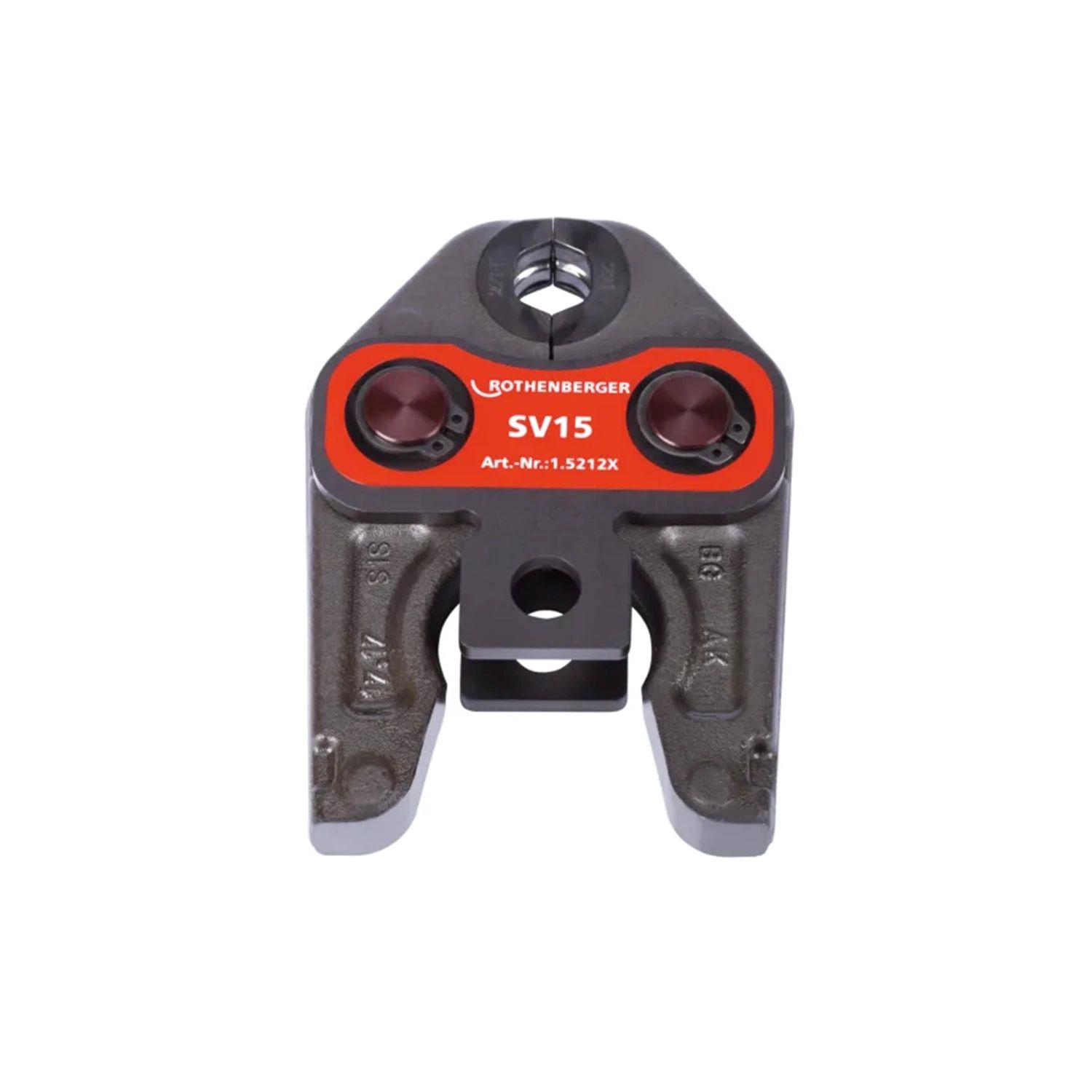 Rothenberger Werkstukklem | 32-34 kN nominale wijdte 28 mm | speciaal staal | ROMAX 4000, ROMAX 3000 AC, ROMAX AC ECO | 1 stuk - 015215X