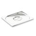 Lacor - 66908DZ - deksel van roestvrij staal, standaardformaat, ergonomische handgreep, geschikt voor Gastronorm GN 2/1 container