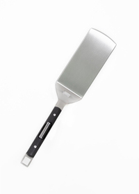 The Bastard Meat Flipper - Burger Flipper - RVS - Zilver/Zwart