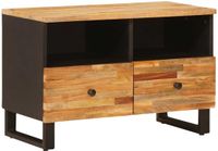 vidaXL TV-kast, bruin, 70 x 33 x 46 cm, massief mangohout