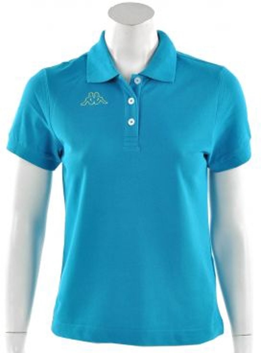 Kappa Polo Life - Sportpolo - Heren - Maat S - Turquoise