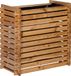 dobar Larix 58448FSCe Plantenbak van hout met insteeksysteem, larikshout, voor tuin en balkon, groot, 79 x 39 x 79 cm, naturel