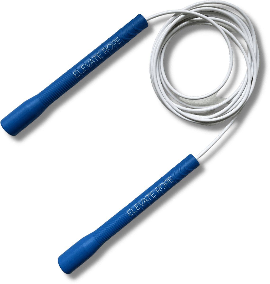 Elevate Rope Professioneel Sport Springtouw Met Lange Handvatten - Verstelbare Jump Rope - Springtouw voor Volwassenen en Kinderen - Speed Rope - Conditie & Snelheid - Binnen & Buiten Buiten Skipping Rope - Fitness Springtouwen (Donkerblauw)