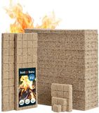 KOTARBAU® 1200 Stuks Aanmaakblokjes voor Open Haard, Houtwol, 25x8x13 cm, Aanmaakwokkels, Aanmaakblokjes voor Houtkachel, BBQ Open Haard