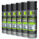 Spraytive 6x 500ml hechtsmeervet spray smeermiddel en kruipolie voor lagers scharnieren beschermt tegen slijtage en roest