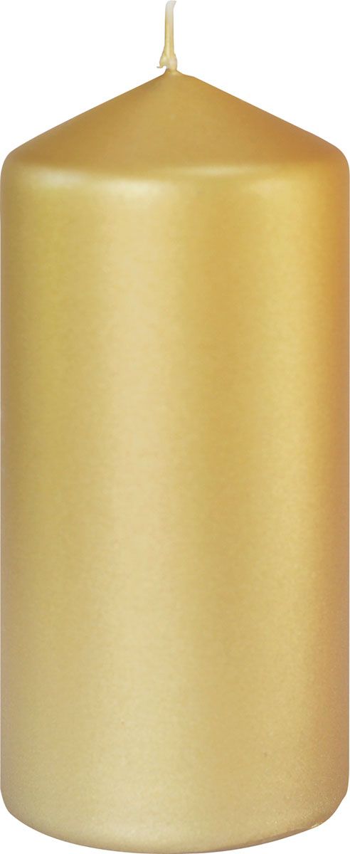 Duni 152898 Kaarsen - Cylinder - Goud - 15cm - 10 stuks