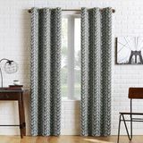 Sun Zero Barnett Trellis Blackout Grommet Curtain Panel