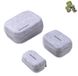 Merkloos Set van 3 Harde Opbergdozen S/M/L - Voor Elektronica en Accessoires