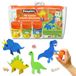 CLEOPATRE Creatieve dinosaurus-etui, meerkleurig, 25 x 15 cm