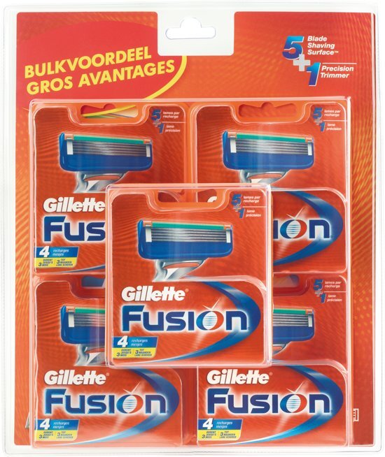 Gillette Fusion Manual - 20 stuks - Scheermesjes