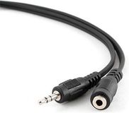 Iggual 3.5mm - 3.5mm, m-f, 1.5m Audio Kabel Zwart