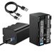 ENEGON NP-F750 USB-C Direct Oplaadbare Vervangende Batterijen 5600mAh (dubbelpack)