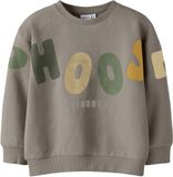 NAME IT - NMMPLYN SWEAT UNB - Jongens - Sweaters - Katoen - Maat 86 - Beige