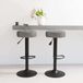 Maison Exclusive - Lot de 2 tabourets de bar en velours gris foncé