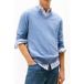 Tommy Hilfiger Pima Cotton Cashmere Sweater Brisk Blue Maat: S