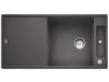 BLANCO AXIA III XL 6 S-F, SILGRANIT® PuraDur®, felsgrijs, omkeerbaar, met afvoerbediening, inclusief snijplank van glas