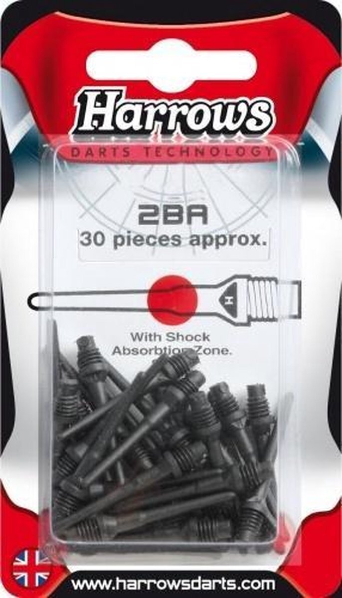 Harrows Darts Softtip Punten Star Tip 2ba Zwart 30 Stuks