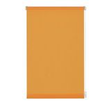 GARDINIA Rolgordijn om te klemmen of lijmen, rolgordijn voor daglicht, ondoorzichtig, montageonderdelen inbegrepen, EASYFIX-rolgordijn, oranje, 90 x 210 cm (BxH)