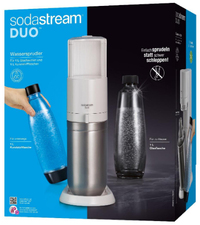 SodaStream DUO Bruiswatertoestel - Roestvrijstaal/Wit