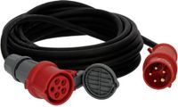 Brennenstuhl CEE-verlengkabel IP44 met faseomvormer 25m zwart H07RN-F 5G2,5 CEE 400V/16A - 1169370250
