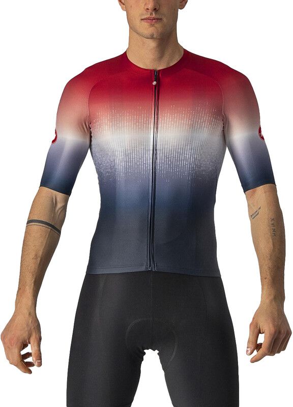 Castelli Aero Race 6.0 Jersey Heren - blauw/rood