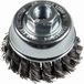 Klingspor 358338 brosses à lamelles nouées sans anneau nombre de rangées 1 100 mm filetage M 14 0,5 acier, 1 pièce