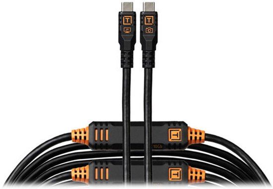 Tether Tools Leverlock and Cable Kit 10G USB-C to USB-C 9.2m Straight To Straight Black