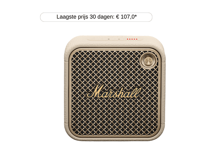 Marshall Willen II - Bluetooth Speaker - Creme