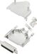 TRU COMPONENTS TCMHDM25DMSK 7709744 D-sub female connector-set 180 ° Aantal polen: 25 Soldeerkelk 1 stuk(s)