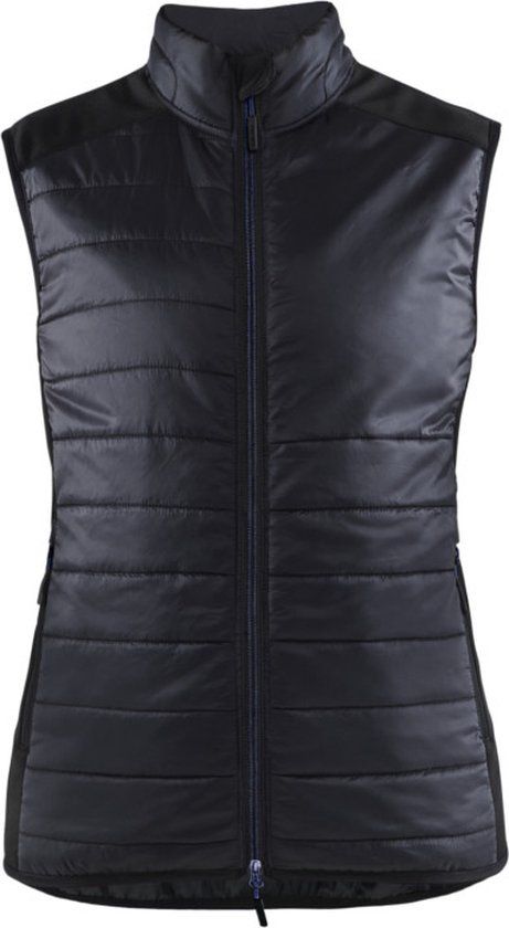 Blåkläder Dames bodywarmer gevoerd 3864-2030 - Zwart/Donker marineblauw - XS