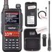 Talkie-walkie tri-band - 10 W - 256 canaux - Bande aérienne - NOAA et FM