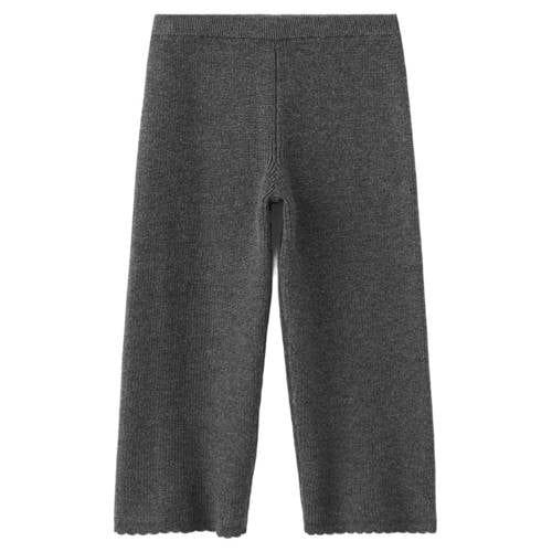 Mango Kids gebreide casual broek - antraciet