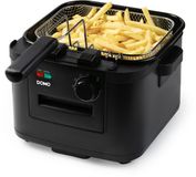 DOMO DO545FR Friteuse - 4L - Koude Zone - Kijkvenster - 2000W - Zwart