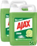 Ajax Allesreiniger Limoen Geur - 2 flessen x 5L