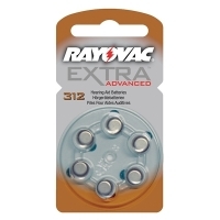 Rayovac Rayovac extra advanced 312 gehoorapparaat batterij 6 stuks (bruin)