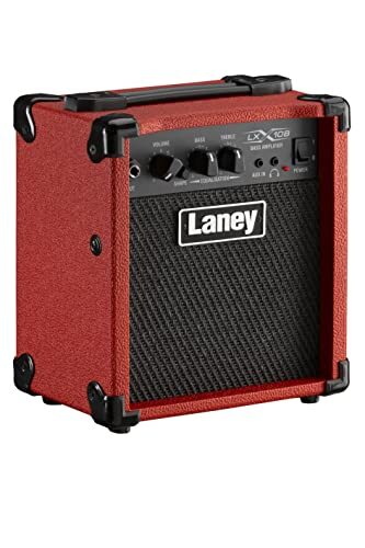 Laney LX10B LX Series – basgitaar amp – 10 watt – rood, LX10B-rood