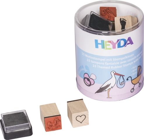 Heyda Stamp Set Baby 15pces