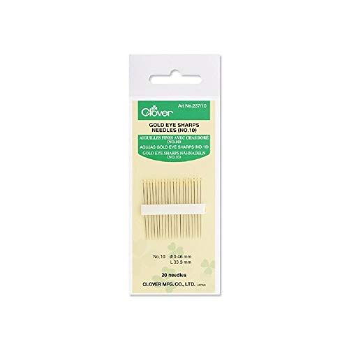 Clover Gouden oog scherpe naalden nr. 10