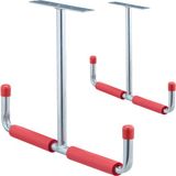 Merkloos 4x Plafond Opbergsysteem Garage - Ophangsysteem - Ophanghaken 25 kg