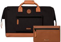 Cabaïa CABAIA reistas met laptopvak Adventurer Essentials Duffle Bag Cologne zwart
