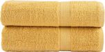 vidaXL Badhanddoeken SOLUND 2 stuks 600 g/m² 70x140 cm goudkleurig