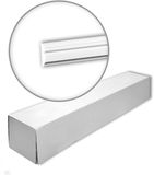 e-Delux GmbH Profhome 651323 Wandlijst 20 m (10 stuks) - Wit, Polystyreen