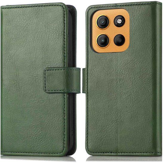 imoshion Luxe Bookcase voor Motorola Moto G15 / G15 Power - Groen