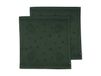 Wik & Walsøe Serviette en tissu Julemorgen 45x45 cm, Lot de 2 Vert