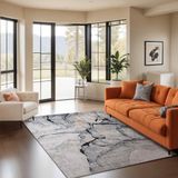Surya LYNA Modern Abstract DonkerBlauw Tapijt