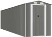 vidaXL Tuinschuur 192x772x223 cm gegalvaniseerd staal lichtgrijs