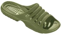 BECO heren badslippers - olijfgroen - maat 41