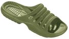 BECO heren badslippers - olijfgroen - maat 41