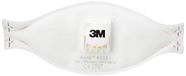 3M 9332+ Aura Isolatie en Hardhout Respirator, FFP3, Klep